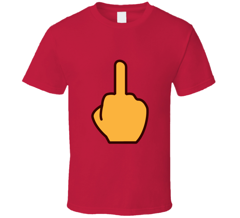 Happy Fu.. You Finger Vintage Retro Style T-shirt