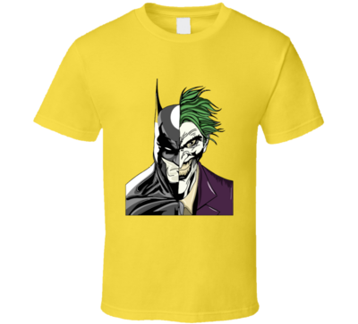 Dc Batman Joker Half And Half T-shirt And Apparel T Shirt