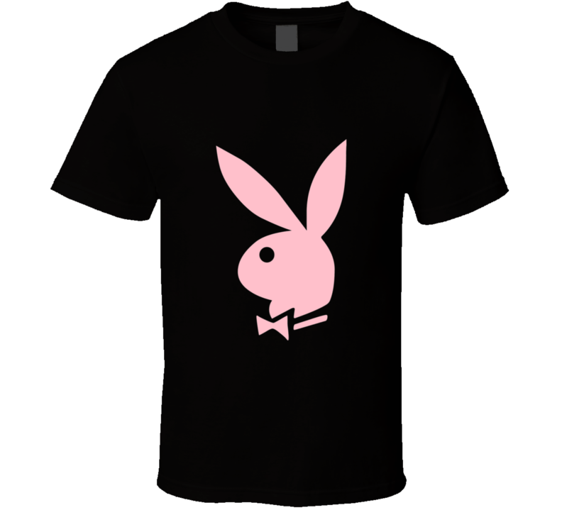 Playboy Logo T-shirt And Apparel Black T Shirt