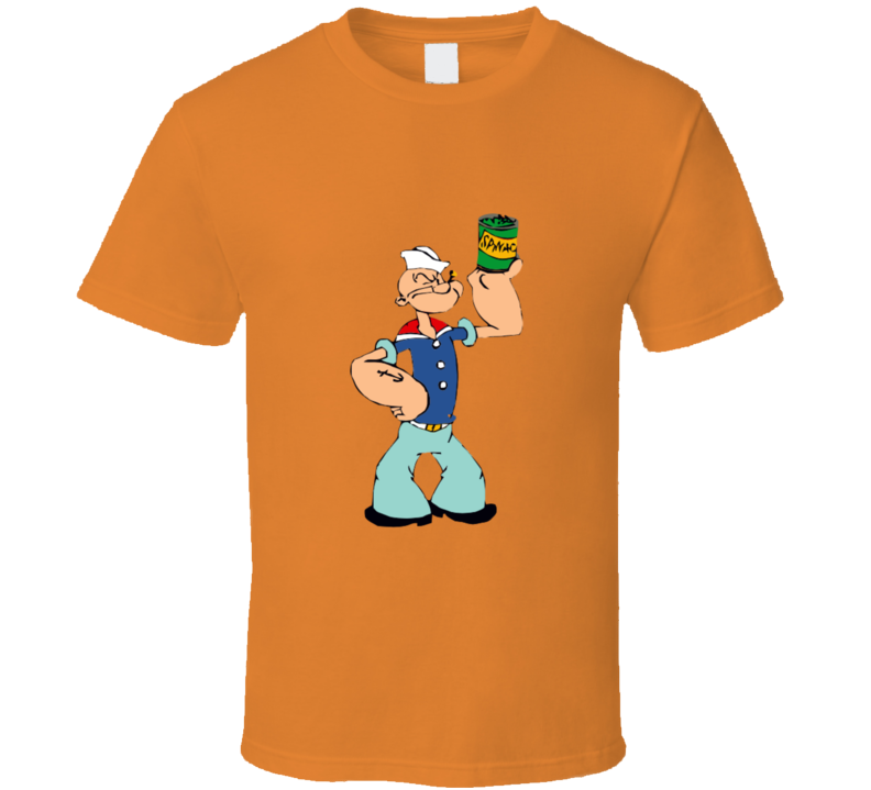 Popeye Spinach Vintage Retro Style T-shirt