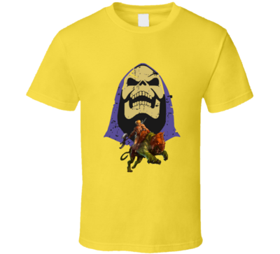 Masters Of The Universe Skeletorl He-man Battle Cat T-shirt And Apparel T Shirt
