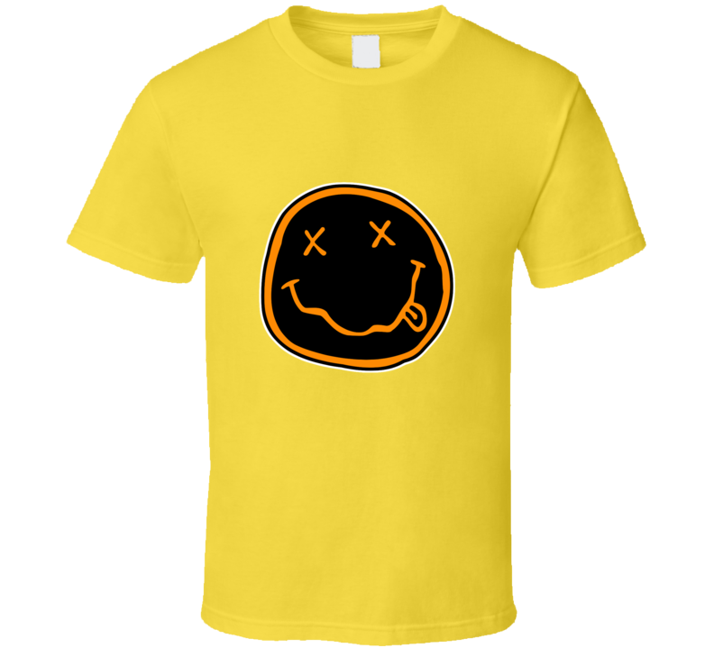 Nirvana Happy Face Logo Vintage Retro Style T-shirt