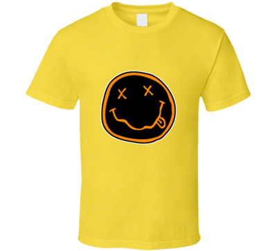 Nirvana Happy Face Logo T-shirt And Apparel T Shirt