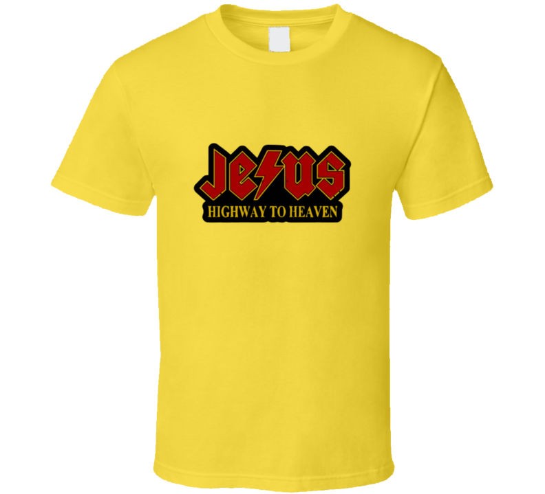 Ac/dc Mashup Jesus Vintage Retro Style T-shirt