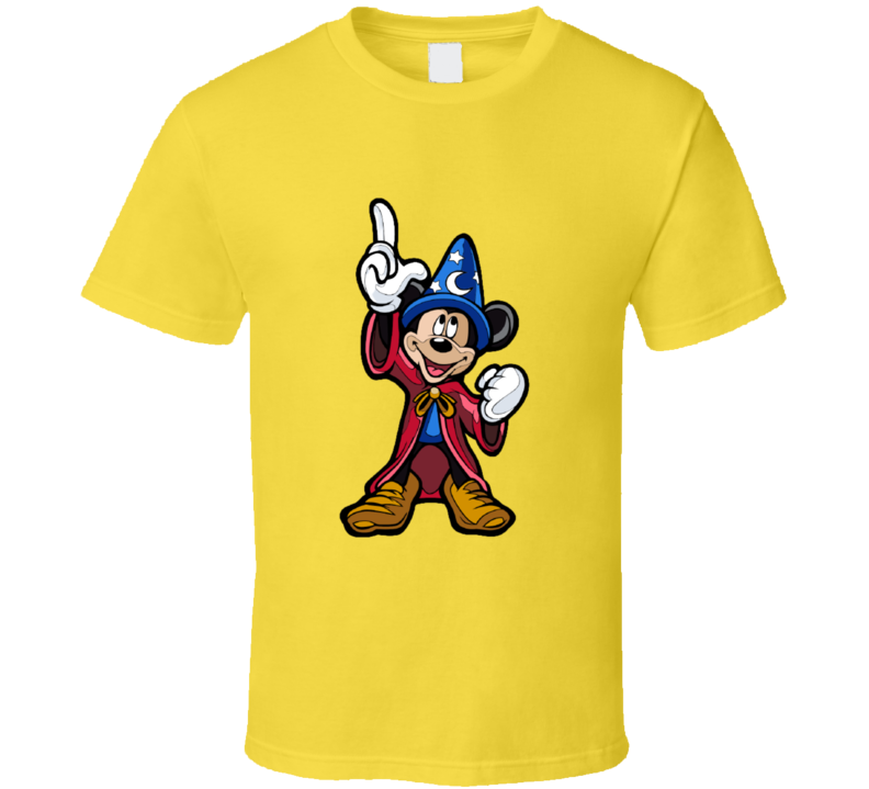 Disney Mickey The Apprentice Sorcerer Vintage Retro Style T-shirt
