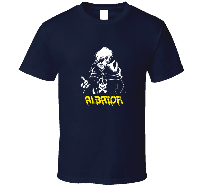 Albator Captain Harlock Give The Hand Vintage Retro Style T-shirt