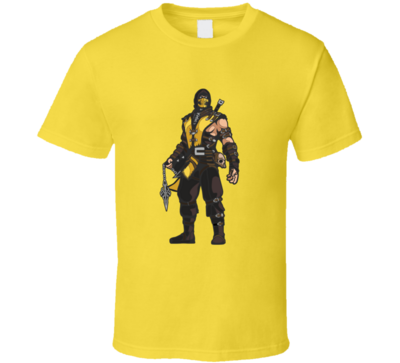Mortal Kombat Scorpion Fatality T-shirt And Apparel T Shirt