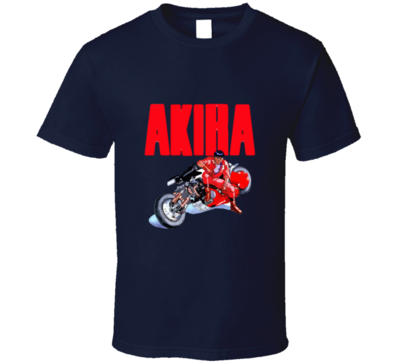 Akira Keneda On Motorcycle T-shirt And Apparel T Shirt