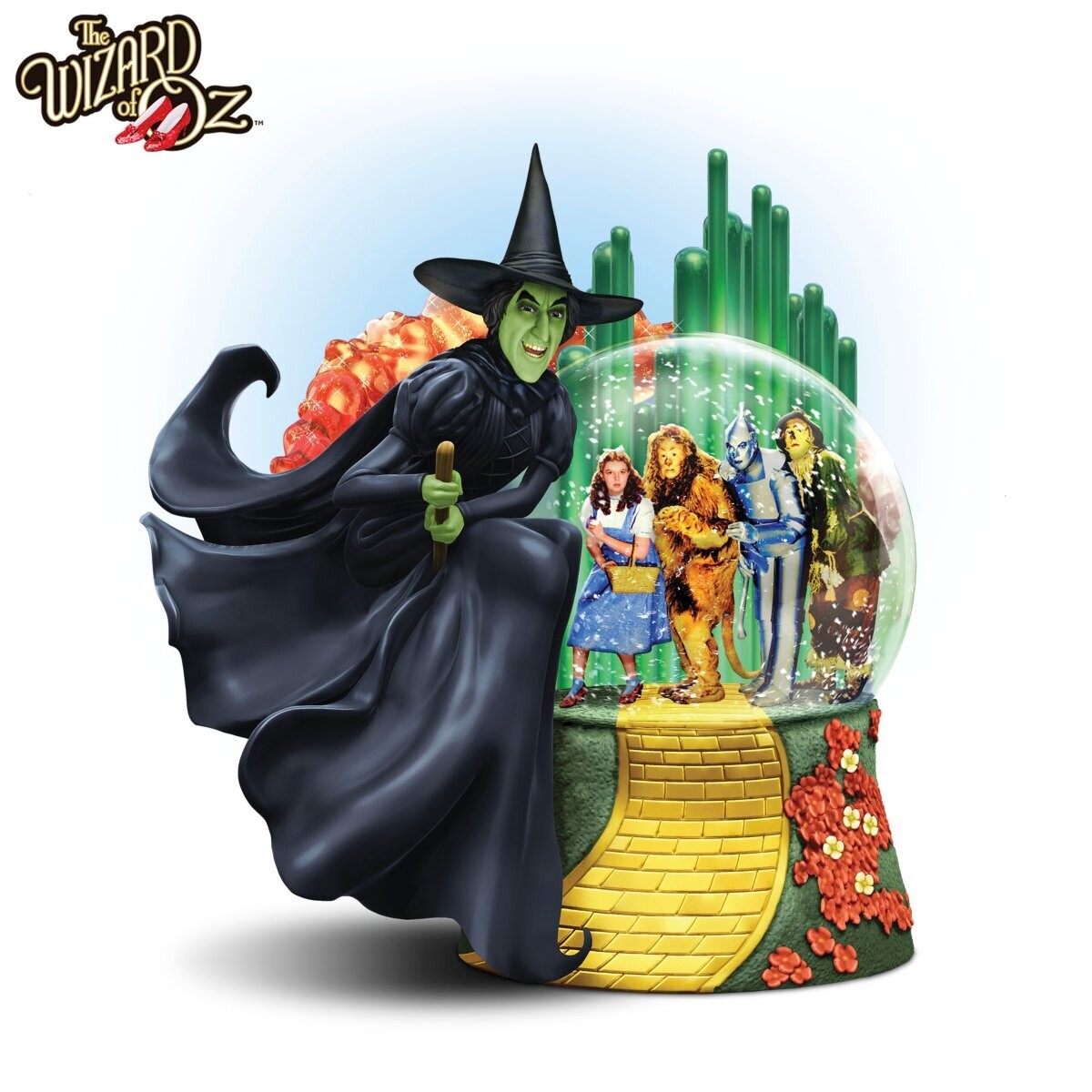 Wizard of Oz Wicked Witch of the West I'll Get You My Pretty Illuminated Statue
