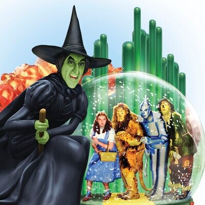Wizard of Oz Wicked Witch of the West I&#39;ll Get You My Pretty Illuminated Statue