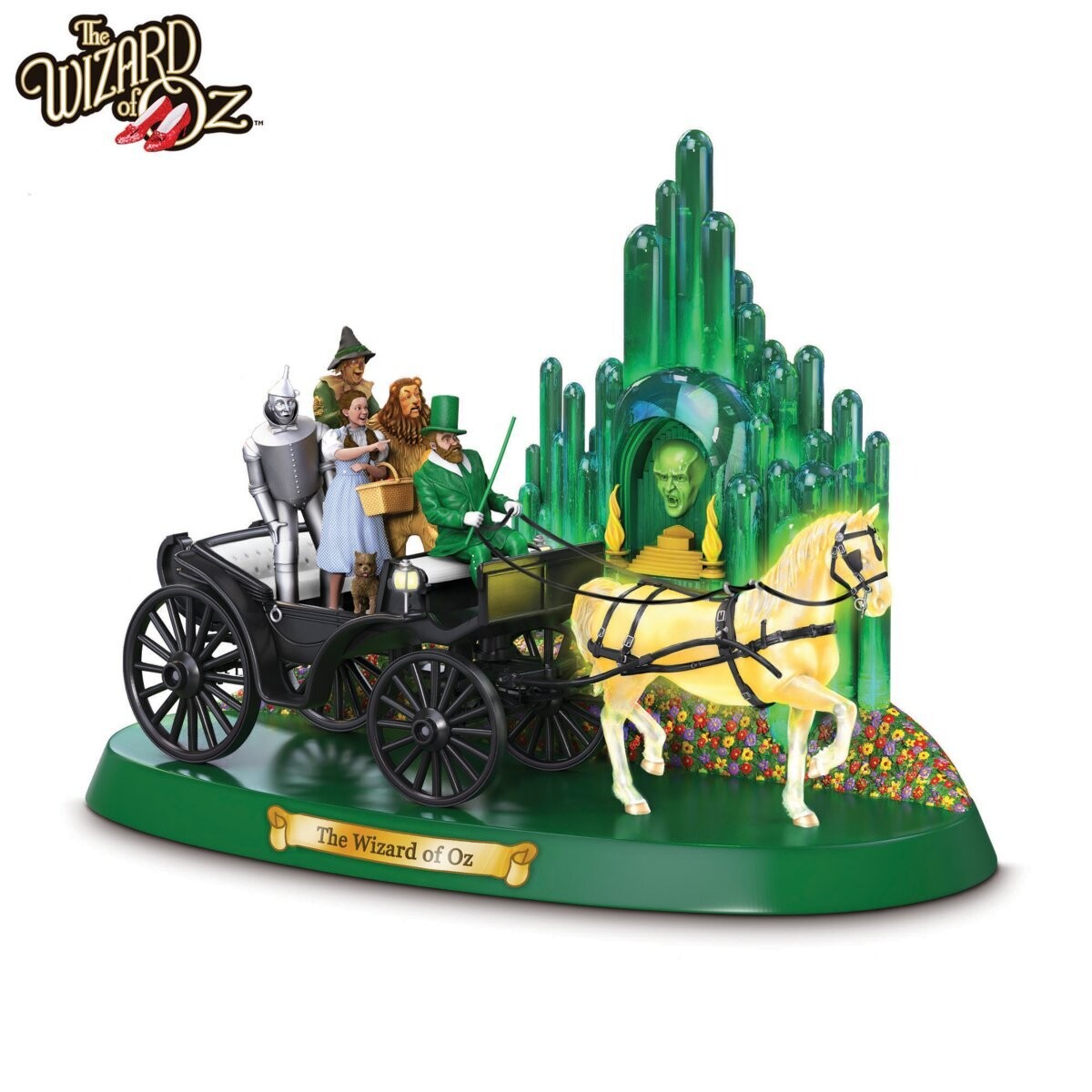 THE WIZARD OF OZ The Merry Old Land Of Oz Colour-Changing With Lights and Music Statue