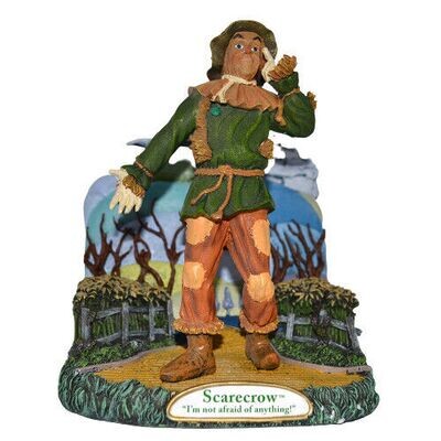 The Wizard of OZ Scarecrow I&#39;m Not Afraid of Anything with Music and Lights Statue