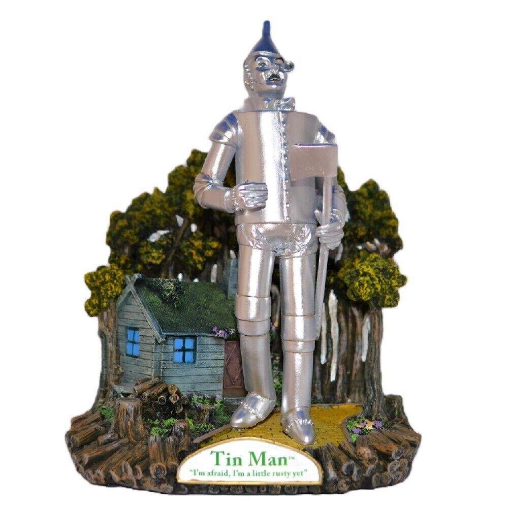 Statue Le Magicien d'Oz L'Homme de Fer Blanc J'ai Peur, Je Suis un Peu Rouillé Avec Musique est Lumières