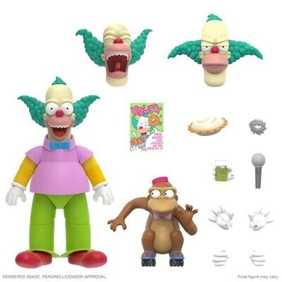 The Simpsons Ultimates Krusty the Clown 7 Inch Action Figure