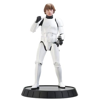 Statue Star Wars Un Nouvel Espoir Luke Skywalker Déguisé en Stormtrooper Milestones Échelle 1/6 Édition Limitée