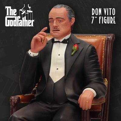 The Godfather Vito Corleone 6 Inch PVC Statue