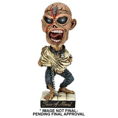 Iron Maiden Piece of Mind Eddie Body Knocker Bobblehead Figure