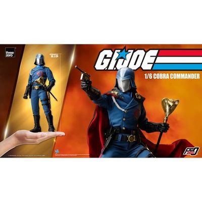 G.I. Joe Cobra Commander FigZero 1/6 Scale Action Figure