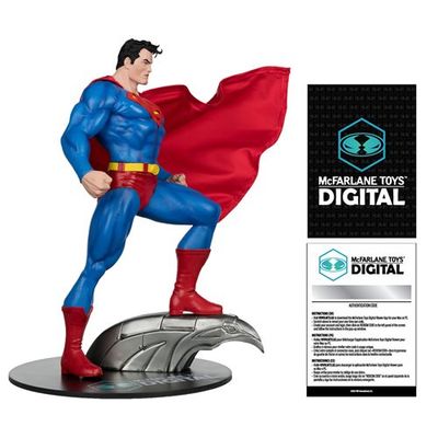 DC Superman by Jim Lee 1/6 Scale Statue with McFarlane Toys Digital Collectible