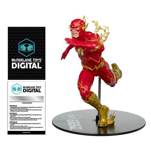 DC Direct The Flash by Jim Lee 1/6 Scale Statue with McFarlane Toys Digital Collectible