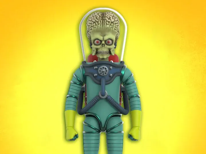 Mars Attacks Ultimate Martian Invasion Begin Action Figure
