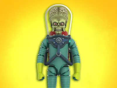 Mars Attacks Ultimate Martian Invasion Begin Action Figure