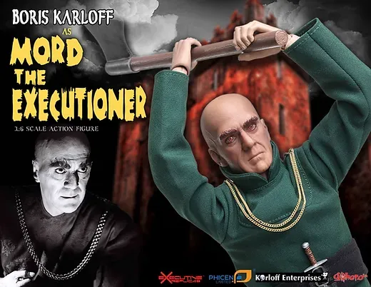 Figurine d&#39;Action Tower of London Boris Karloff as Mord the Executioner Édition Limitée Échelle 1/6 Executive Replica