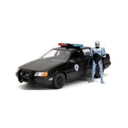 Robocop Ford Taurus 1986 OCP Hollywood Rides Die-Cast 1/24 Scale Vehicle with Robocop Figure