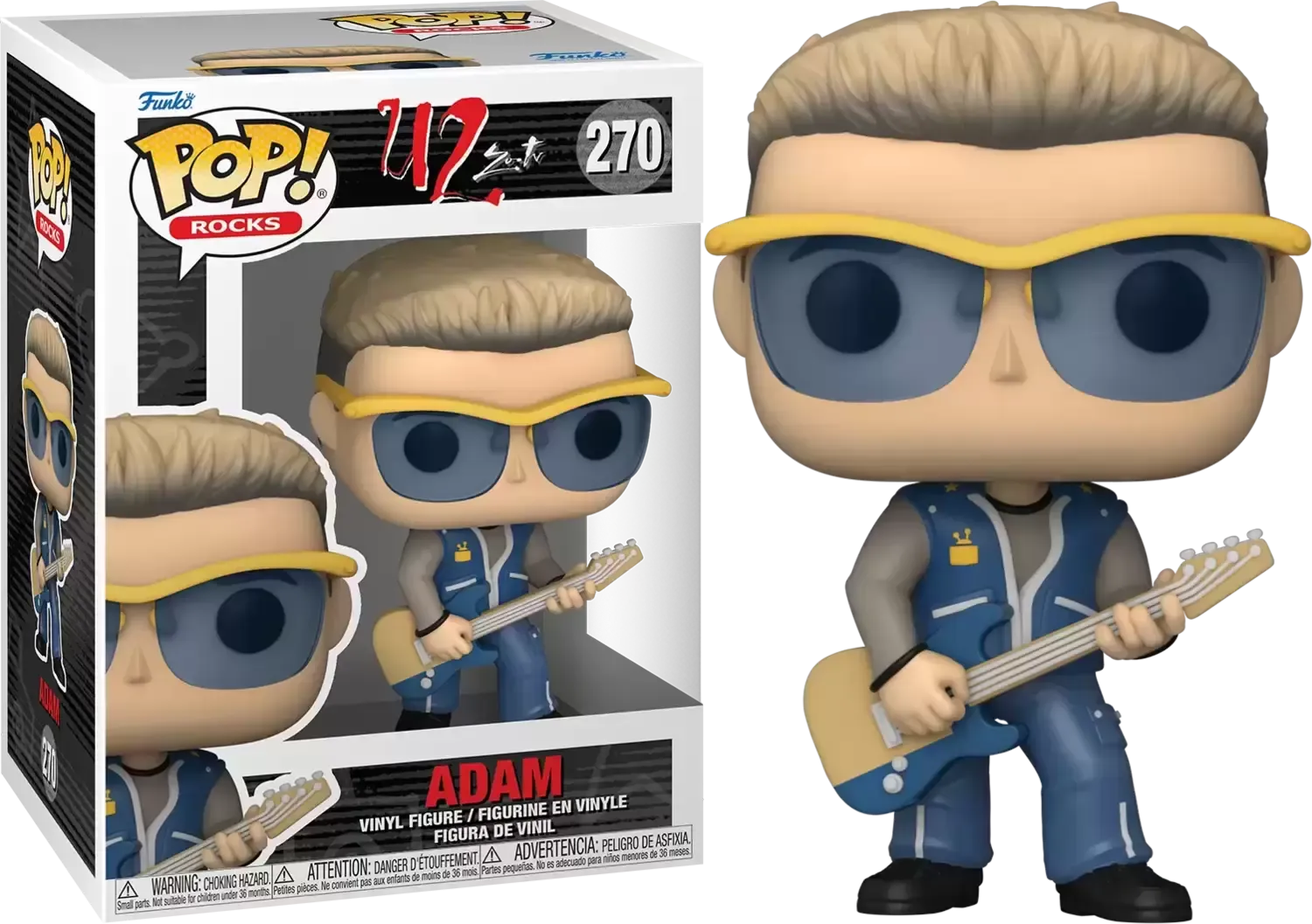 POP! Rocks 270 U2 Zoo TV - Adam Funko Figure