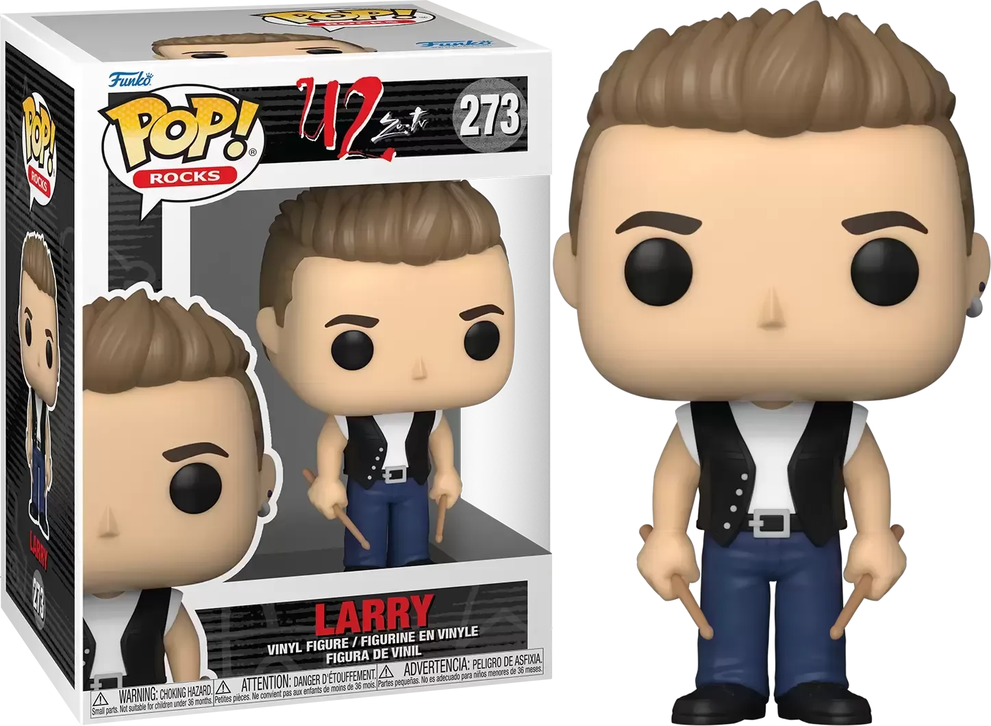 POP! Rocks 273 U2 Zoo TV - Larry Funko Figure