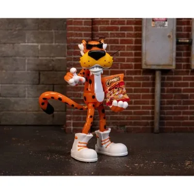 Figurine d&#39;Action Cheetos Chester Cheetah Flamin&#39; Hot  phosphorescent  6 Pouces