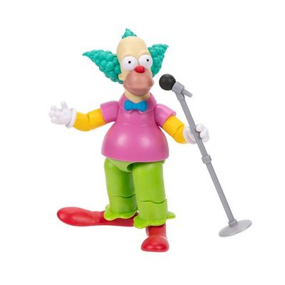 Figurine d&#39;Action Les Simpsons Krusty le Clown 5 Pouces