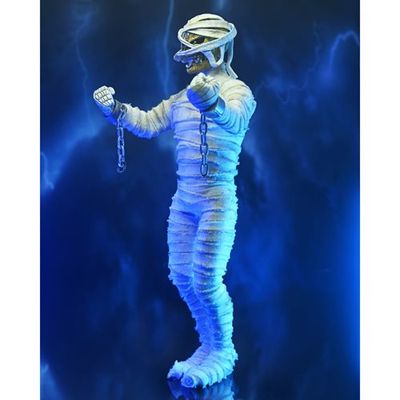 Figurine d&#39;Action Iron Maiden Eddie Momie Power Slave 8 Pouces Avec Vêtements en Tissu