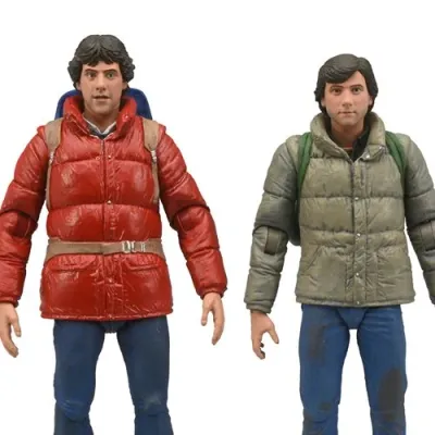 Figurine d&#39;Action Ensemble de 2 Le Loup-Garou de Londres Jack et David 7 pouces