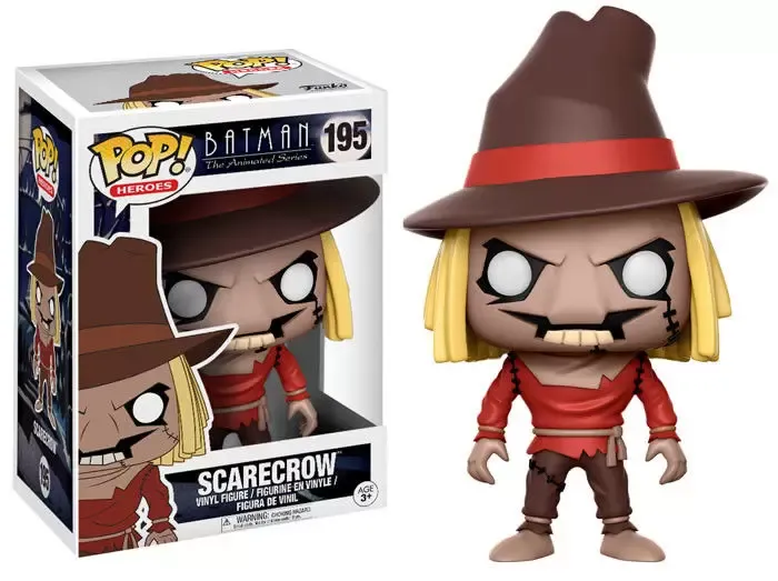 POP! Heroes 195 Batman The Animated Series - Scarecrow No Stand Funko Figure