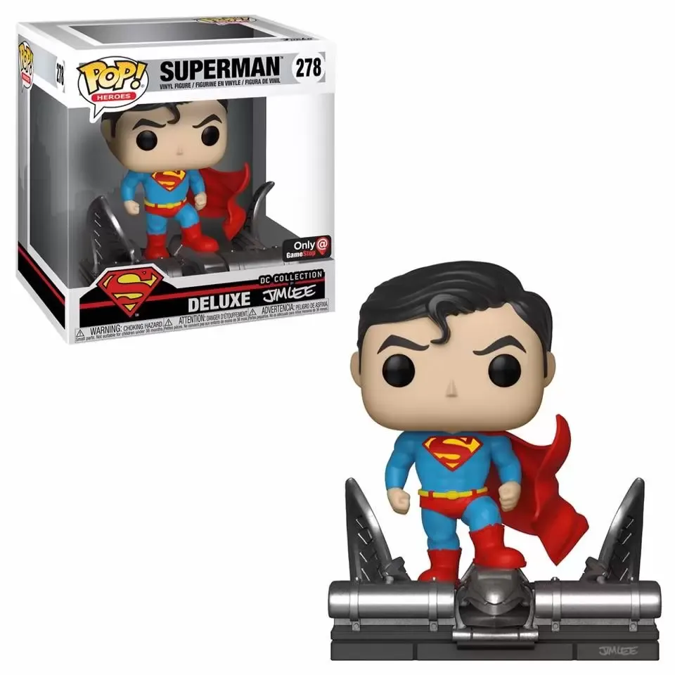 POP! Heroes 278 Superman Jim Lee Deluxe Funko Figure