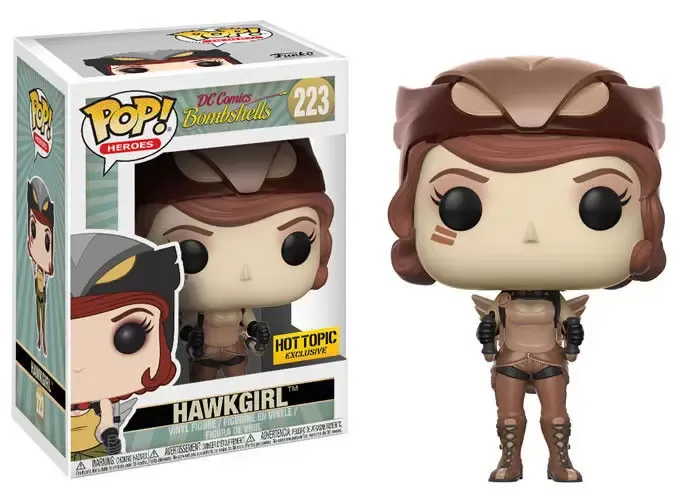 POP! Heroes 223 DC Comics Bombshells - Hawkgirl Sepia Funko Figure