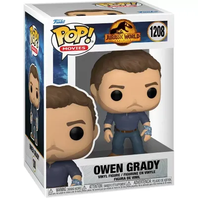 POP! Movies 1208 Jurassic World Dominion - Owen Grady Funko Figure