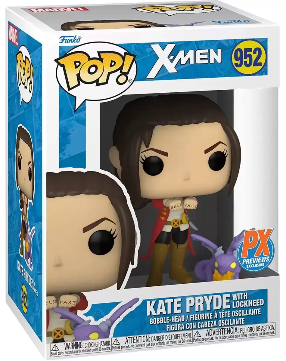 POP! Marvel 952 X-Men - Kate Pryde with Lockheed Funko Figure