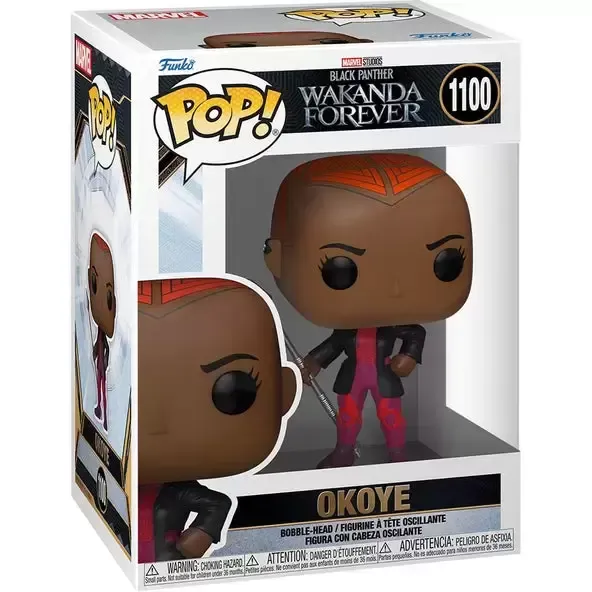 POP! Marvel 1100 Black Panther :Wakanda Forever Okoye Funko Figure