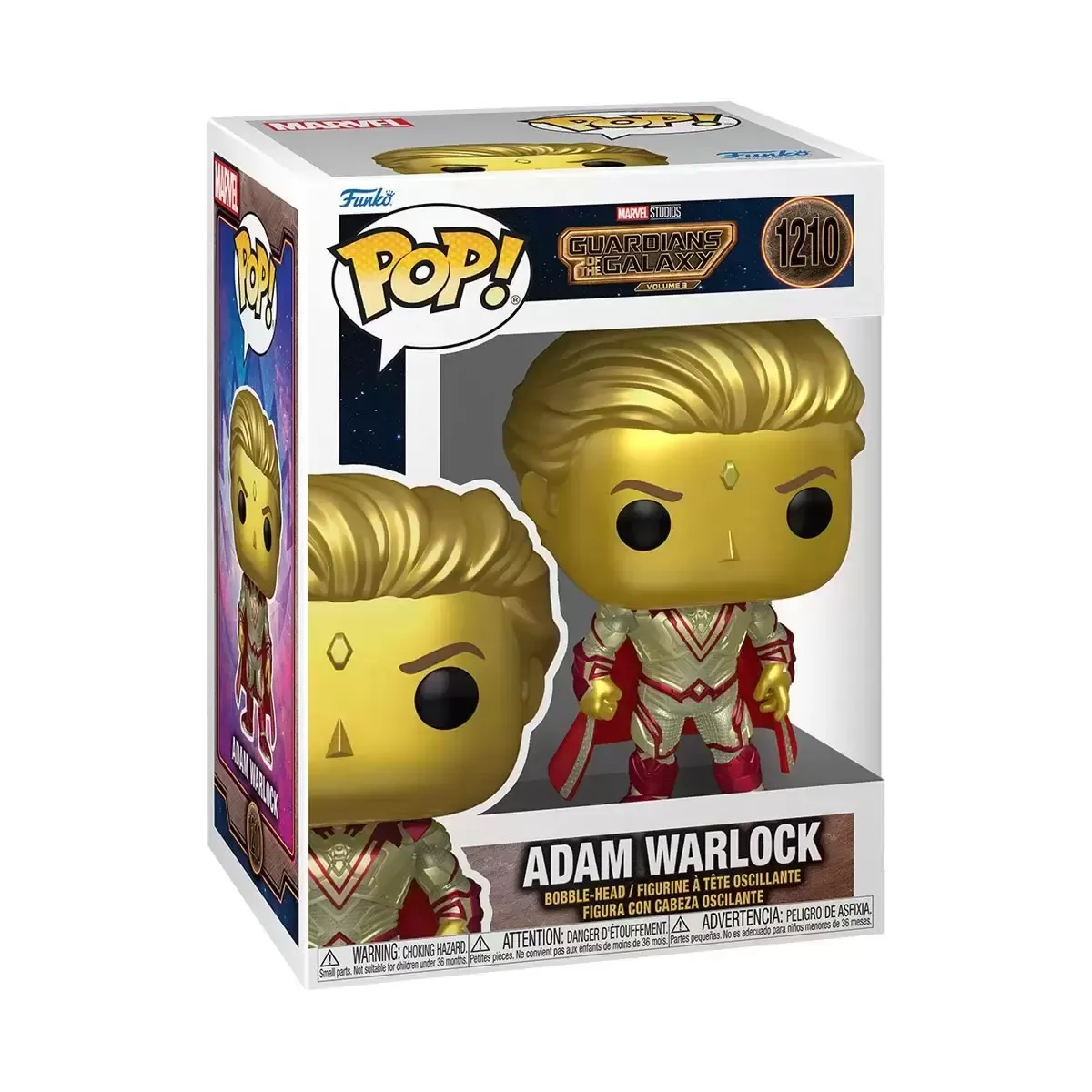 POP! Marvel 1210 The guardians of The Galaxy -  Adam Warlock Funko Figure