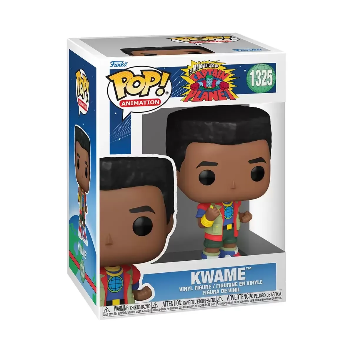 POP! Animation 1325 Captain Planet Kwame Funko Figure
