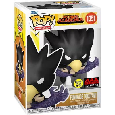POP! Animation 1351 My Hero Academia Fumikage Tokoyami (GITD) Funko Figure