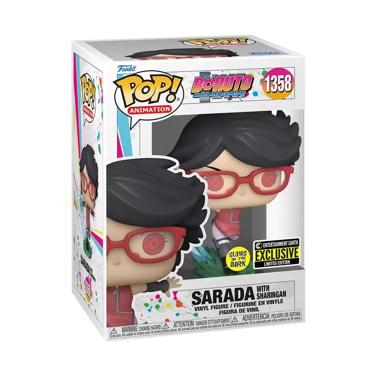 POP! Animation 1358 Boruto: Naruto Next Generations - Sarada with Sharingan GITD Funko Figure