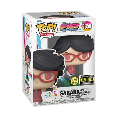 POP! Animation 1358 Boruto: Naruto Next Generations - Sarada with Sharingan GITD Funko Figure