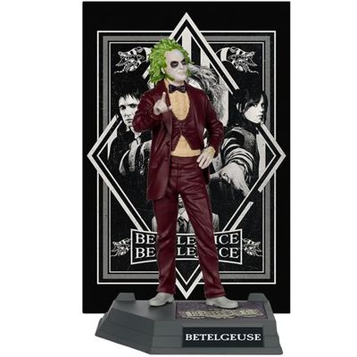 Movie Maniacs Beetlejuice Beetlejuice 6 Inch  Scale Posed Figure