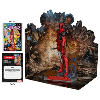 Figurine Posée Marvel Wave 1 Deadpool The New Mutants #98 Échelle 1/10 Avec Décor