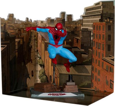 Marvel Wave 1 Spider-Man The Amazing Spider-Man #38 1/10 Scale Gold Label Posed Figure