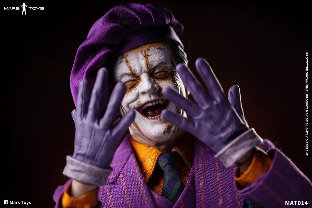 Batman 1989 The Joker Mat-014 Mr J 1/6 Scale Action Figure