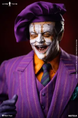 ​Figurine d&#39;Action Batman 1989 Le Joker Mat-014 Mr J échelle 1/6e